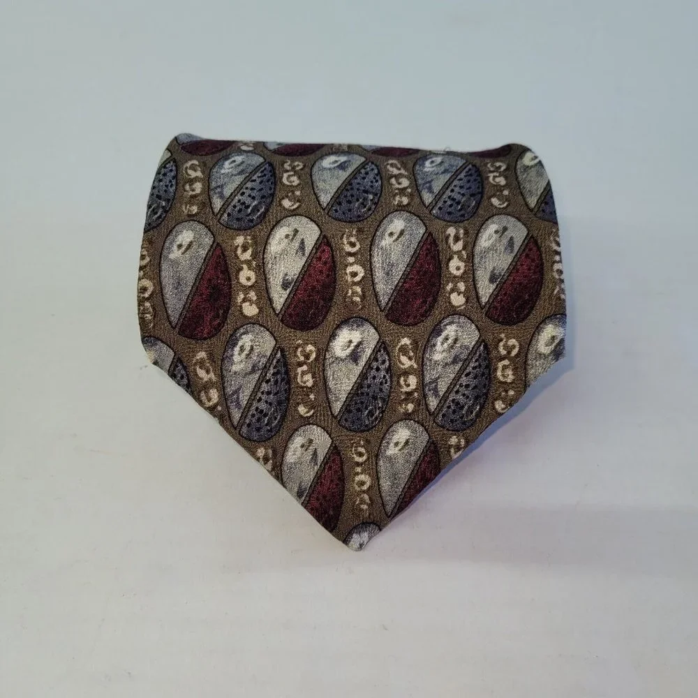 Bellagio Necktie Mens Tie Handmade/Union‎ Made in USA Silk Office Business